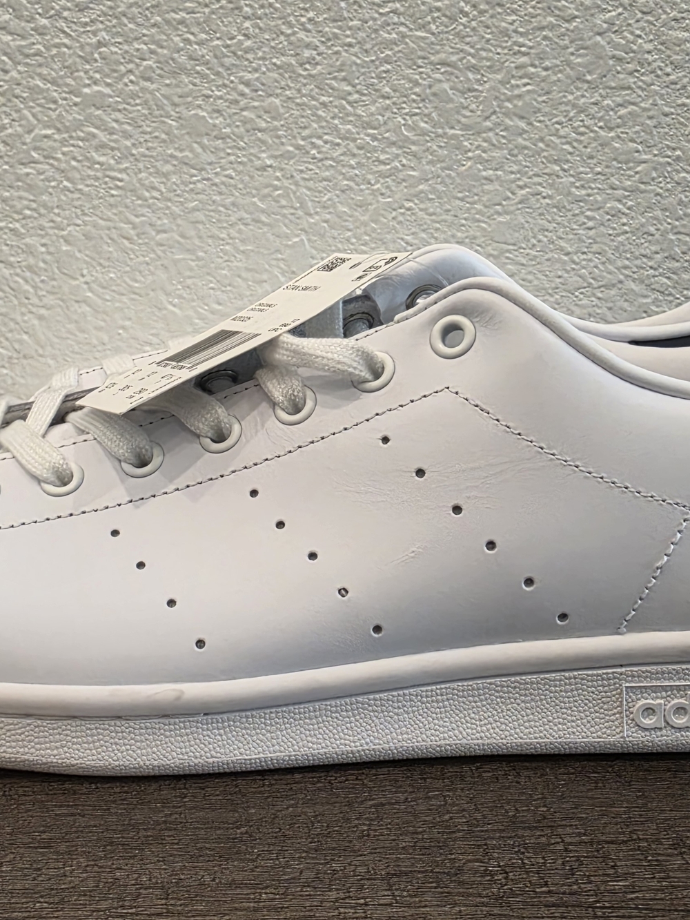 Adidas Stan Smith White Navy Blue M20325 Men's Size 12.5 New With Tags NWOB